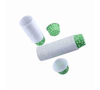 Ausla Bicchieri di Carta Oleata da 100 Pezzi, Materiale Rivestito di Olio, Resistenti Alle Alte Temperature per Forno e Microonde, Perfetti per la Presentazione di Dolci e Dolci Fatti in Casa (Pois