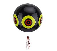 Ausla Bird Scare Space Balon 3D Eyes And Briling Colours, Compost Eye Design, Uso Versatile con Occhio 3D, Palloncini di Predatori per Frutteto, Boschi o Terreni Agricoli (Black)