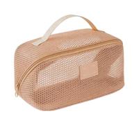Ausla Borsa per Trucchi in Rete, Scomparto Grande, 9,1 X 4,3 X 4,3 | Rete in Poliestere, Traspirante Ad Asciugatura Rapida, Viaggi D'affari, Flaconi per Cosmetici, Custodia da Toilette in Rete