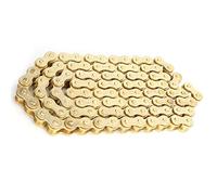 Ausla Catena 420, per Moto 50 110 Quad, Pit Bike e Kart con 96 Maglie Oro Compatibile Dirt Bikes