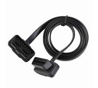 Ausla Cavo di Prolunga OBD per Auto 16 Pin Maschio a Femmina Durevole ABS Flessibile 30 Cm 60 Cm 100 Strumento Scanner per Meccanici (100cm)