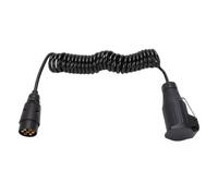 Ausla Cavo di Prolunga per Rimorchio da 9,84 Piedi con Spina a 7 Pin e Presa a 13 Pin, Adattatore a Spirale per Spina del Rimorchio per e roulotte.