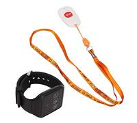 Ausla Cercapersone Wireless per Operatori Sanitari, Avviso SOS con | Chiamata di Emergenza con un Tocco, Segnale Stabile a 433,92 MHz, Batteria da 300 MAh, Dimensioni Ridotte e Leggere,