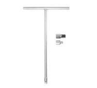 Ausla Chiave a T 3/8 Pollici con Adattatori, Acciaio al Cromo Vanadio Set con Impugnatura e Adattatori da 1/4 e 1/2 Pollici