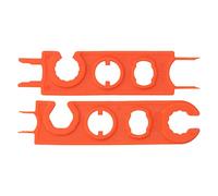 Ausla Chiave Inglese Solare, Strumento per Connettori Solari PPO e PSA 1 Paio per Assemblaggio e Disconnessione di Connettori Fotovoltaici, Design del Foro Universale, Leggero per Lavori di Pannelli