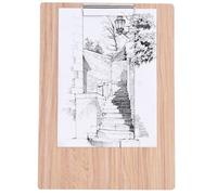 Ausla Clipboard in Legno per Schizzi, Tavoletta per Disegno con, Superficie Piatta e Liscia per Scrivere, Fare Schizzi e Disegnare, 15.75x11.34in.