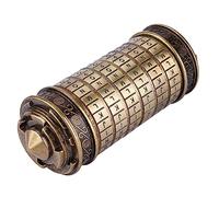 Ausla Codice Cryptex Puzzle Box Blocco Password Personalizzato con Scomparto Nascosto per Anelli di Fidanzamento Gioielli Note Regali