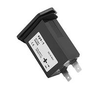 Ausla Contaore ABS Indicatore Orario Al Quarzo DC da 10 a 80 V Temporizzatore Compatto Completamente Sigillato per il Monitoraggio della Manutenzione del Motore su Generatori Macchine Edili