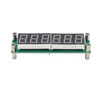 Ausla Contatore di Frequenza Digitale, 0.1-65 MHz Display LED (rosso) | Design doppio IF indipendente, oscillatore VC-TCXO ±2,5 ppm, LED a 6 cifre, tempo di gate 0,1 s, modulo PCB