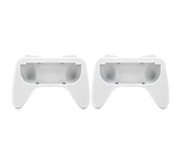Ausla Controller Handle Grip Kit, Antigraffio ABS (WHITE) | Design con impugnatura curva sul palmo, 2 cuscinetti di protezione in gomma, sliphold, grandi pulsanti SL SR, comfort di