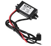 Ausla Convertitore 12V a 5V DC-DC 3A con Micro USB, Regolatore step-down per auto, IP67 impermeabile, Protezioni integrate
