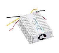 Ausla Convertitore da 24 V A 12 V Convertitore di Tensione in Metallo Regolatore di 30 A con Protezione da Cortocircuito da Sovracorrente per Camion Autobus Sistemi di Monitoraggio TV LCD Audio per