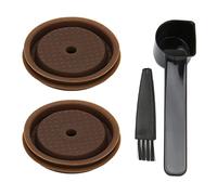 Ausla Coperchio di Capsula del caffè Riutilizzabile, Materiale in Gel, compatibilità Ottimale per Env135 Env150 Plus Next GCA1, Design Sostenibile e Versatile con Ricca Estrazione di Sapori