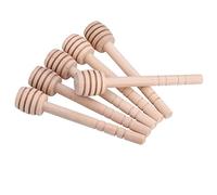 Ausla Cucchiaio Agitatore 50 Pezzi Bastoncini Legno Portatili per Marmellata Set Cucchiaini Honey Stick Vasetti 10cm
