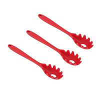 Ausla Cucchiaio per Spaghetti in Silicone, Set di Cucchiai per Pasta per Uso Alimentare, 3 Pezzi 11,2 X 2,4 Pollici Resistente Al Calore per Pentole Antiaderenti, Utensili Lavabili in Lavastoviglie
