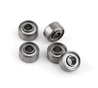 Ausla Cuscinetti a sfera, 693ZZ Cuscinetti Micro in Acciaio con Doppio Schermo 3x8x4mm 10 Pezzi Miniatura per Applicazioni Industriali