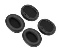 Ausla Cuscinetti Auricolari per Cuffie per X, Cuscinetti Auricolari di Ricambio in Pelle PU Proteica con Memory Foam, Isolamento Acustico, 2 Paia per Viaggi in Ufficio a Casa (BLACK)