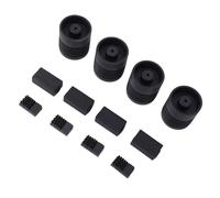 Ausla Cuscinetti Piedini Antivibranti per Stampante 3D, Cuscinetti Ammortizzanti in Silicone, 4 Spazzole per Ugelli, Tolleranza 300 Fahrenheit per Stampanti 3D Carbon