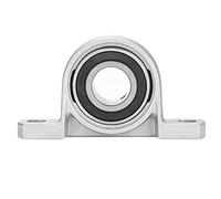 Ausla Cuscinetto a Flangia Autoregolatante, Supporto Montato al Centro in Lega di Zinco Verticale con Foro 20mm Mod. KP004 Venduto Singolarmente