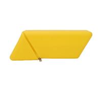 Ausla Custo dia per Penne in Silicone con Rombo, Organizer da Tavolo con Cerniera per Donna, Custo dia per Trucchi, Organizer da Scrivania Minimalista (YELLOW)