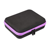Ausla Custodia per il Trasporto di Oli Essenziali, Custodia Rigida in EVA per 30 Bottiglie con Inserto in Schiuma, Perfetta per Viaggiare e Organizzare gli Oli Essenziali (PURPLE)