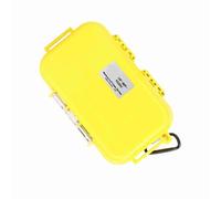 Ausla Custodia per l'archiviazione Ammortizzante Scatola Impermeabile in Ingegneria ABS Plastica con Cuscinetto in Gomma Staccabile per gli Strumenti EDC Tasti Telefonici (YELLOW)