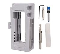 Ausla Dima Regolabile per Fresatrice per Cerniere di Porte, Kit di di Centraggio per Fori Cerniera da 3-5 Pollici, Include Punta da Trapano Autocentrante e Fresa per Fresatrice