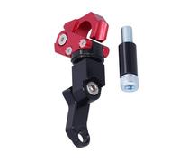 Ausla Gancio per Moto Supporto per Casco Pieghevole in Lega di Alluminio CNC Gancio per Manubrio Pieghevole per Appendere la Bottiglia per Bagagli del Casco per Motociclisti 250 300 2018 2020 (rosso)