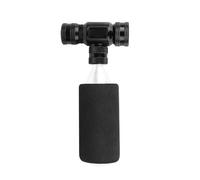 Ausla Gonfiatore Portatile per Pneumatici per Bici a CO2, Valvola Prestass Schraders Compatibile per Mountain Bike da Strada con Manicotto Isolato, Senza Cartucce di CO2 Incluse (BLACK)