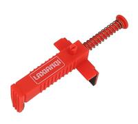 Ausla Guida per Mattoni, Morsetti per Mattoni in Plastica con Clamp/Holder a Molla, Strumento di Bloccaggio Sicuro per per Livellamento e Misurazione Accurati Nella Muratura (Tiracavo rosso da