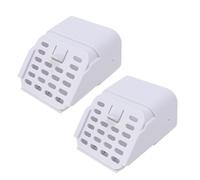 Ausla Gutter Downspout Connector Extension Downspout Guard for 3X4 inch A Type Gutter with Sealing Circle And Animal Blocking Cover (White)
