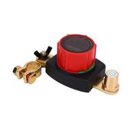 Ausla Interruttore di Disconnessione della Batteria, Interruttore di Interruzione Dell'alimentazione per Isolatore Post -Master Top Master con Voltmetro per Barca Marina, Auto