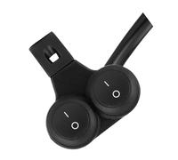 Ausla Interruttore ON OFF Universale per Moto da 22 Mm e Interruttore Fari con Doppi Comandi per Clacson e Fendinebbia, Ideale per Montaggio su Manubrio 7/8 (Tipo B)