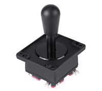 Ausla Joystick a 8 Vie, Albero in Acciaio Inossidabile Microswitch | Vite di fissaggio con dado antiscivolo, impugnatura superiore a sfera da 33,3 mm, piastra di base 90x80 mm, riparazione di