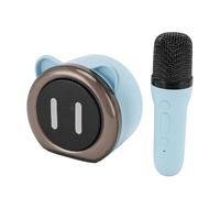 Ausla Karaoke Machine Portatile Senza Fili 1 Microfono Altoparlante BT 5.3 Karaoke Machine con Effetti Luci LED Divertimento 6 Cambiamenti di Voce Magici