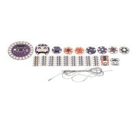 Ausla Kit di Elettronica di Cucito Lilypad, Filo Conduttivo Leggero Set con ATmega168 per Progetti Tessili Interattivi