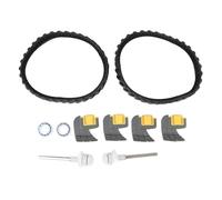 Ausla Kit di Revisione per Pulitore per Piscina MX8 MX6, R0796200 Ricambi di Messa a Punto dell’Albero di Trasmissione con Cingoli e Spazzole per Modello Elite