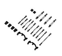 Ausla Kit di Ricambio per Aggiornamento Auto RC, Kit Tirante per Auto RC in Lega di Alluminio con 4 Ammortizzatori e Hardware Completo, Installazione Semplice per Utenti di Tuning Riparazione Fai da