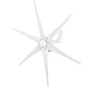 Ausla Kit Eoliche Generatore Eolico in Lega e Plastica Generatore Eolico di Piccole Dimensioni da 200 W a 6 Pale con a Magneti Permanenti per Cabine di Barche Camere Mobili (24V)