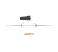 Ausla Kit Girarrosto con Motore Elettrico, capacità 16 Libbre, Kit Girarrosto Portatile con Rotazione Automatica per Barbecue da Campeggio Alimentato a Batteria