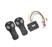 Ausla Kit Telecomando Wireless per Verricello, Controller Universale per Verricello in Gomma ABS con 2 Telecomandi, Ricevitore da 9 a 30 V 434 MHz Indicatore Luminoso di Portata di 75 Piedi per