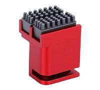 Ausla Kit Tergi Ugelli, Base in Lega di Alluminio con 8 Spazzole in Silicone, Spazzola per Ugelli per Spurgo più Pulito e Miscelazione Ridotta, per Stampanti 3D P1S P1P X1 X1E