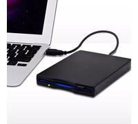 Ausla Lettore di Floppy Disk USB, unità Floppy Disk Esterna Portatile per Floppy Disk da 3,5 Pollici 720KB 1.44MB, con Forte Anti-interferenza, Compatibile con PC Laptop da 98 a 8.
