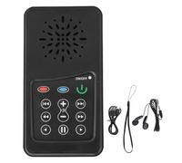 Ausla Lettore di Scritture Ad Energia Solare, Lettore Audio Portatile Ricaricabile 4GB 900mAh, con Funzione Smart Bookmark per Ascolto e Studio della (KJV italiano con musica di sottofondo leggero)