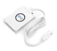 Ausla Lettore e Scrittore NFC RFID, Smart Card PC/SC 424 Kbps, Compatibile ISO 14443 A e B, Supporta Felica e 4 Tipi di Tag NFC ISO/IEC 18092