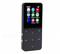Ausla Lettore MP3 Lettore Musicale Bluetooth 5.0 con Altoparlante, Musicale Portatile HiFi ABS Schermo da 1,8 Pollici, Registratore Vocale di Ebook FM, per Esercizi di Viaggio per Bambini Adulti