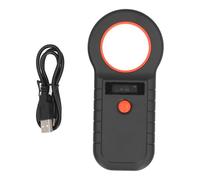 Ausla Lettore Portatile di Microchip per Animali Domestici, Scanner Wireless BT 2.4G per Microchip di Cani e Gatti con Supporto per 128 Record, Formati di Tag EMID FDX B ISO11784/85
