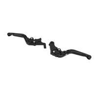 Ausla Leva Pieghevole CNC 6061 in Lega di Alluminio Lunghezza Leva Pieghevole per Trail 125 Monkey 125 Super CUB110 Riders Dal 2018 Al 2023 (BLACK)