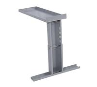 Ausla Livellatore per Scale in Acciaio, Kit Stabilizzatore Antiscivolo con 4 Schede, 3 Viti e 3 Morsetti, Strumento di Estensione per Scala