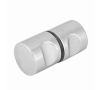 Ausla Manico della Manopola della Porta della Doccia, Design Ergonomico, Adattamento Universale, Utilizzo Versatile, Installazione Facile, Lega in Lega di Alluminio Cromata, Adattarsi a Porte di
